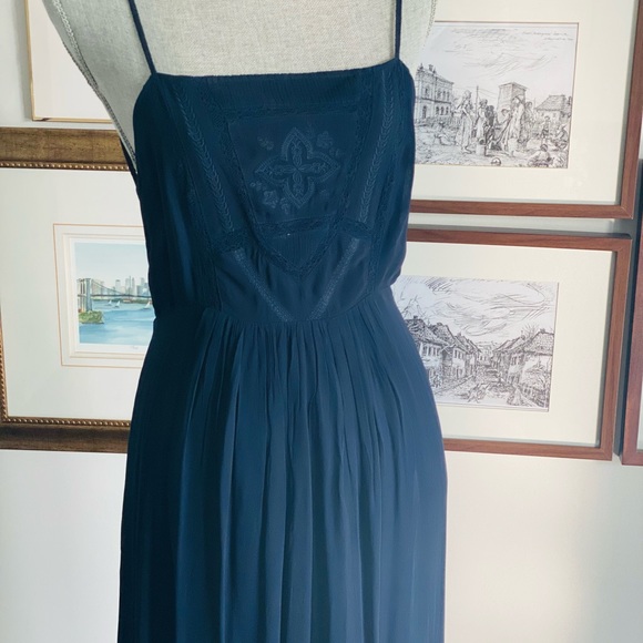 BA&SH Navy dress - Picture 5 of 7